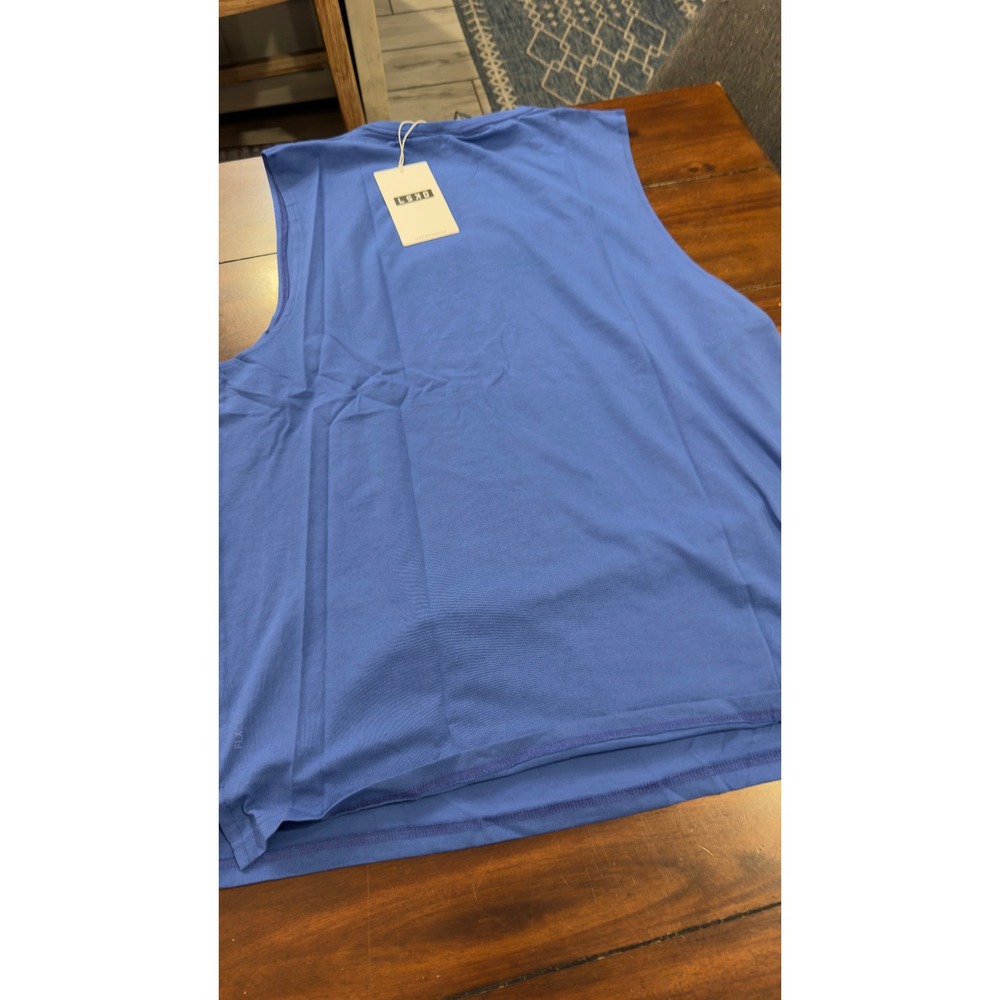 LSKD 1% Better FLXCotton Training Tank Power Cobalt Blue XL MTNK01044 NEW NWT - Picture 9 of 16